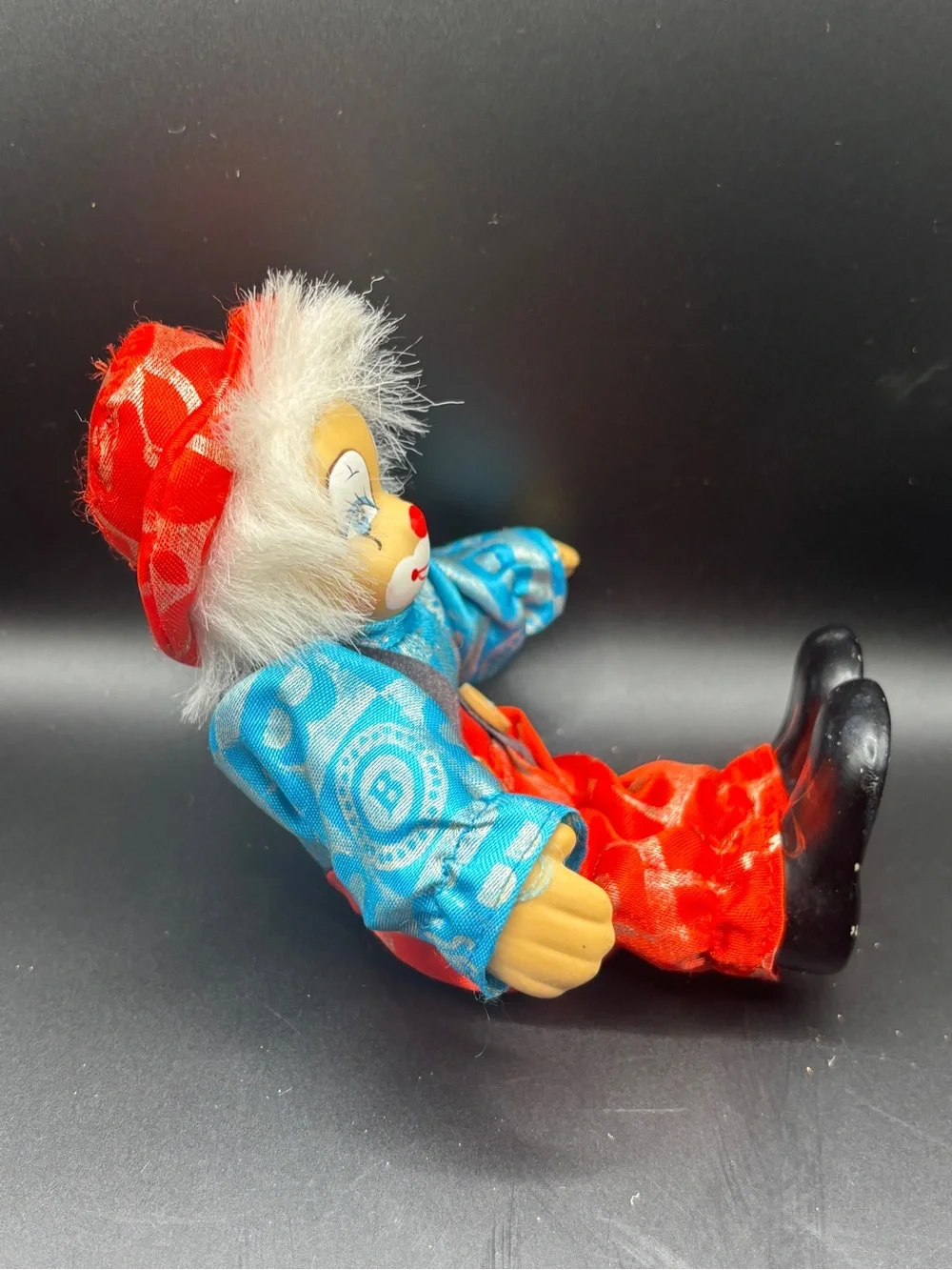 Vintage Posable Porcelain Clown